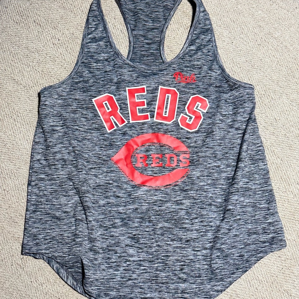 Victoria's Secret Gray and Red Camisole